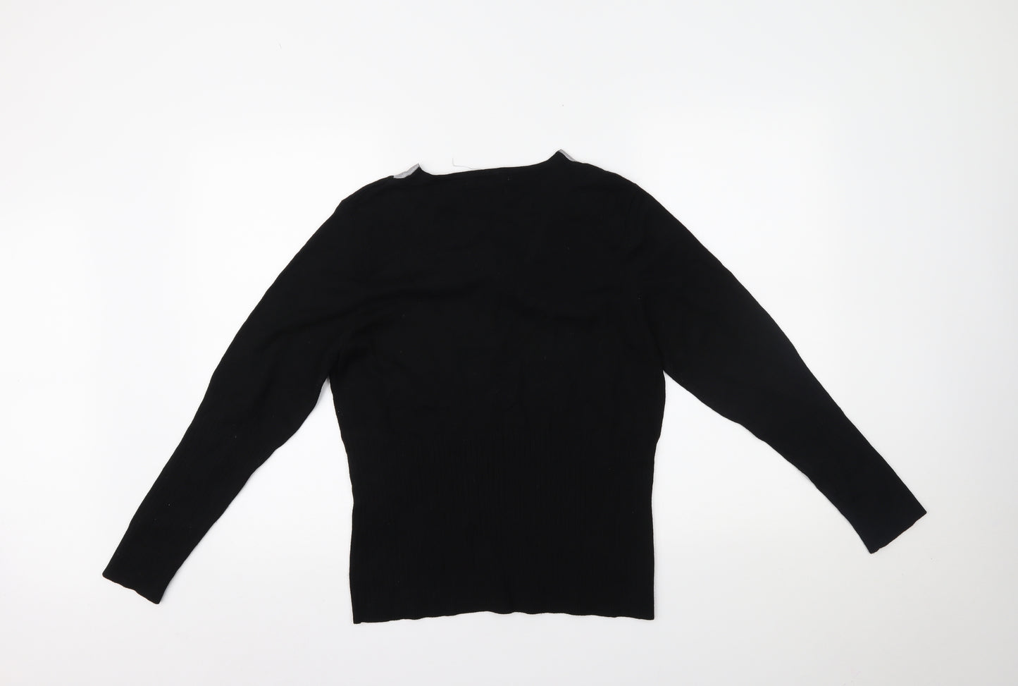 Klass Collection Womens Black   Basic Blouse Size XL