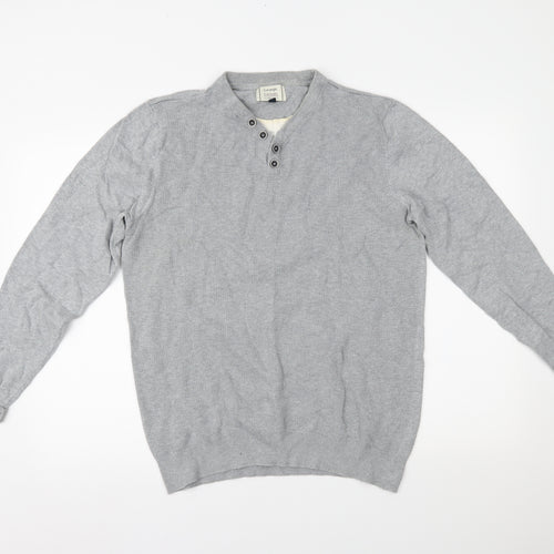 George Mens Grey   Pullover Jumper Size L