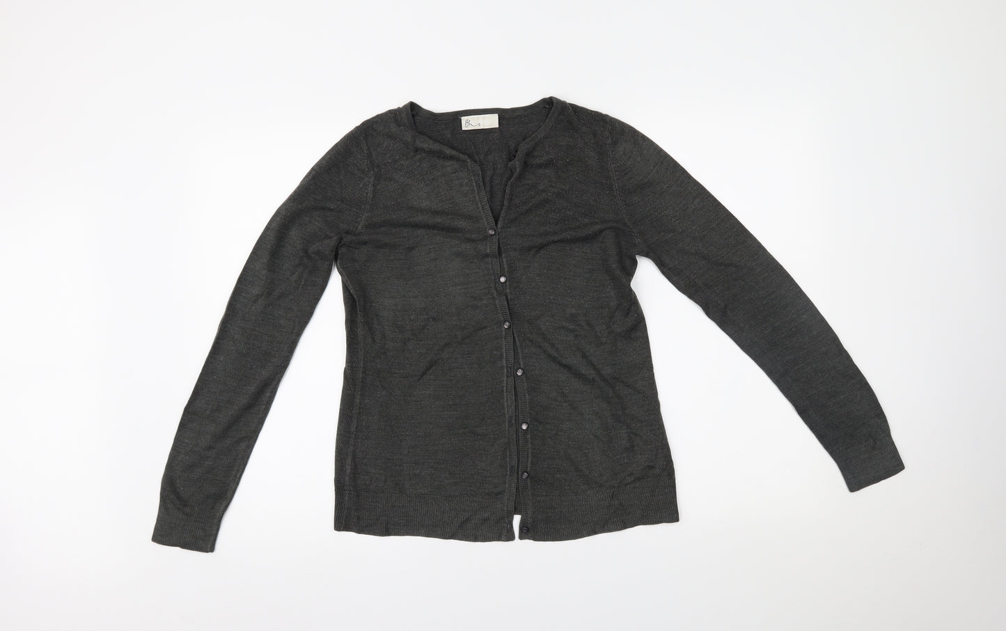 BHS Womens Grey   Cardigan Jumper Size 10