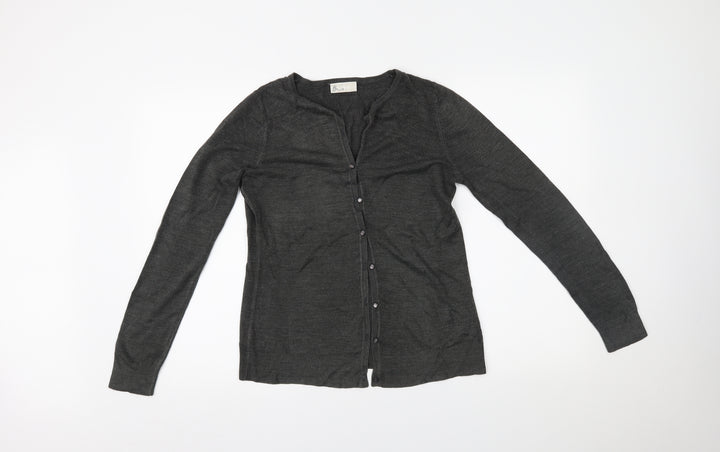 BHS Womens Grey Cardigan Jumper Size 10