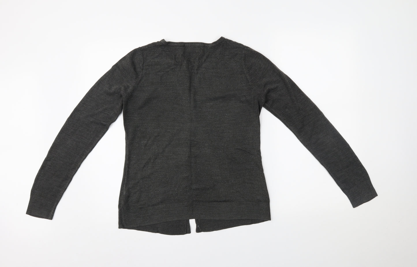 BHS Womens Grey   Cardigan Jumper Size 10