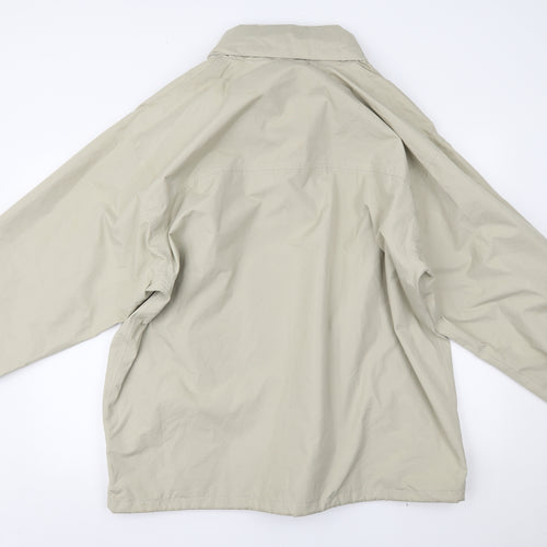 Trespass Mens Beige   Varsity Jacket Coat Size XL
