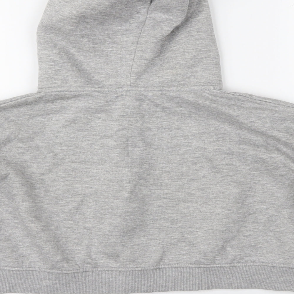 PRETTYLITTLETHING Womens Grey   Full Zip  Size M