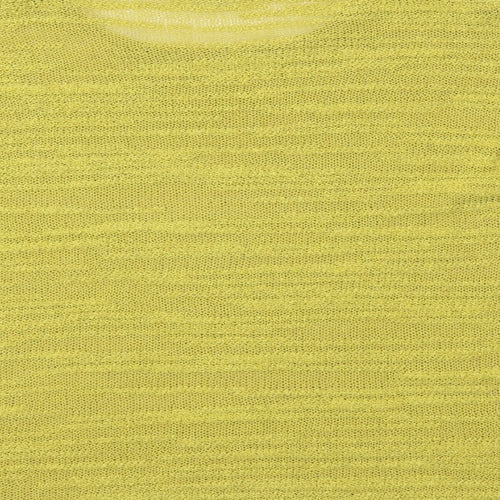 //text Womens Yellow   Pullover Jumper Size S