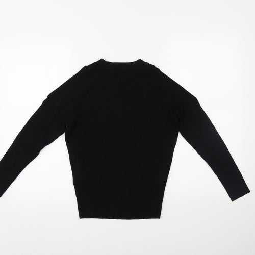 Topshop Womens Black   Basic Blouse Size 8