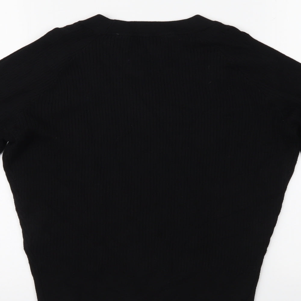 Topshop Womens Black   Basic Blouse Size 8