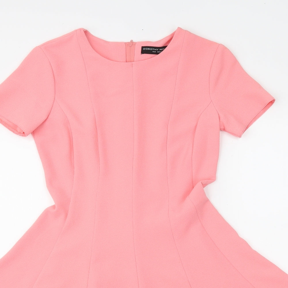 Dorothy Perkins Womens Pink   Fit & Flare  Size 8