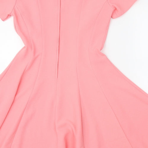 Dorothy Perkins Womens Pink   Fit & Flare  Size 8