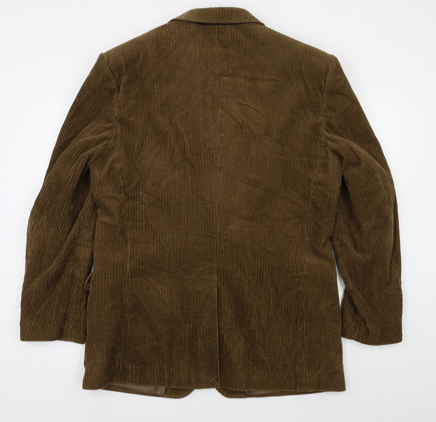 Cedar Wood State Mens Brown  Corduroy Jacket Blazer Size 46