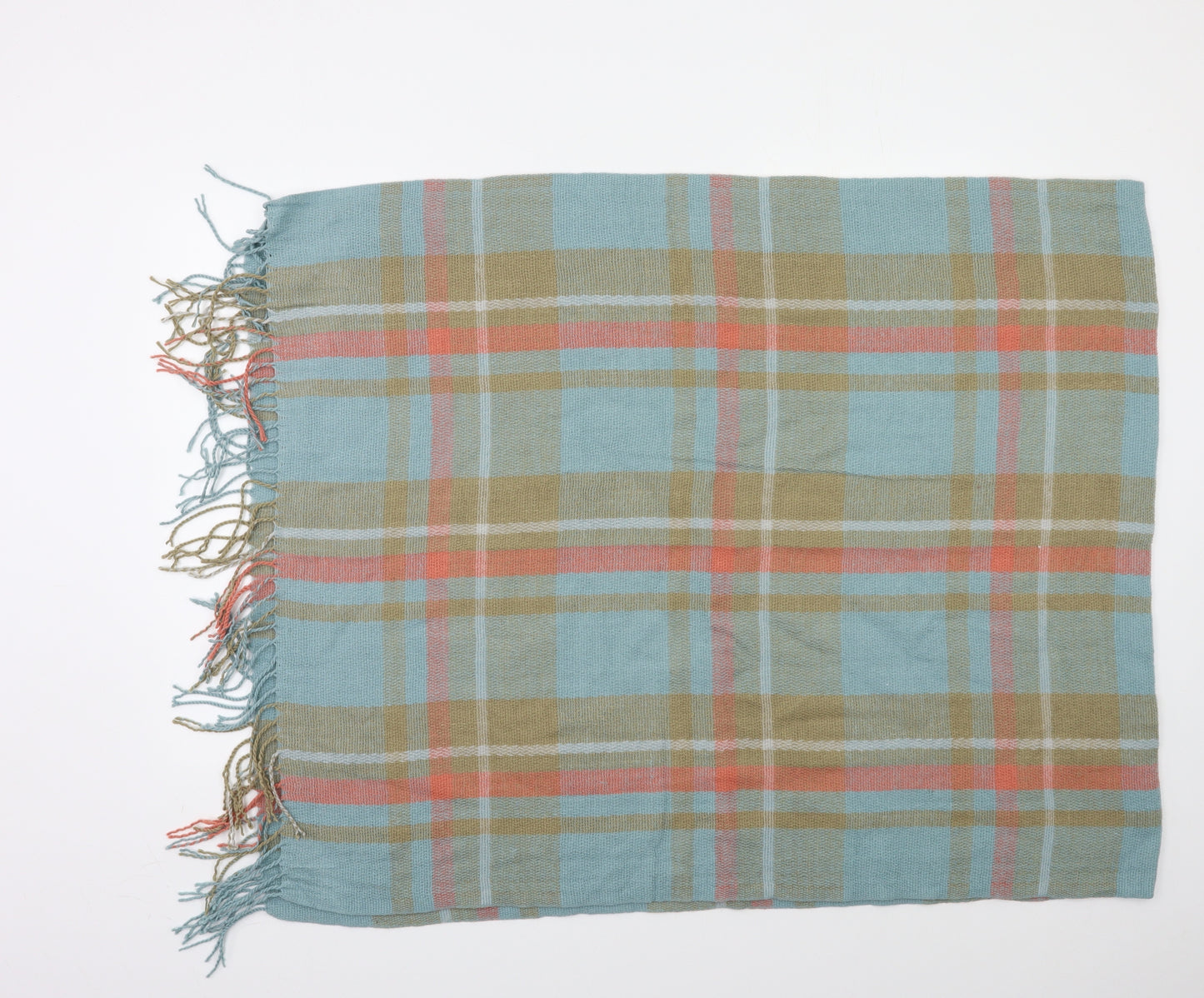 Preworn Womens Multicoloured Check   Shawl/Wrap