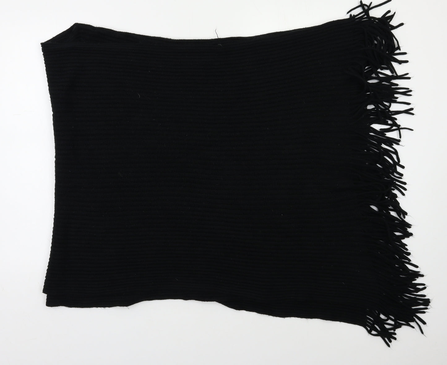 Preworn Womens Black    Shawl/Wrap