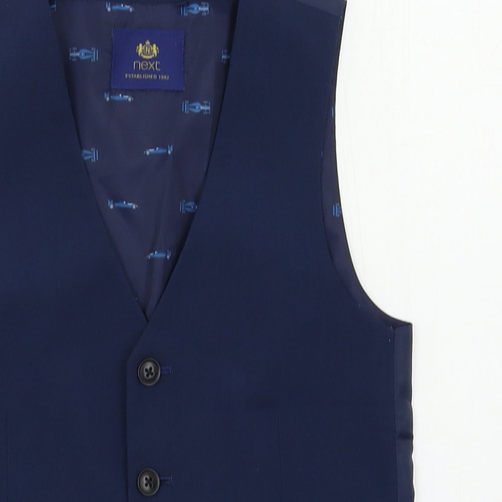 NEXT Boys Blue   Gilet Waistcoat Size 8 Years