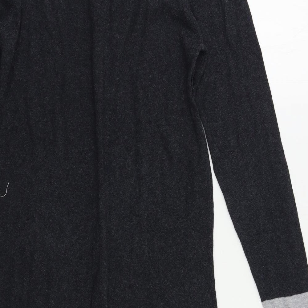 White Stuff Womens Grey Striped  Jumper Dress  Size 10