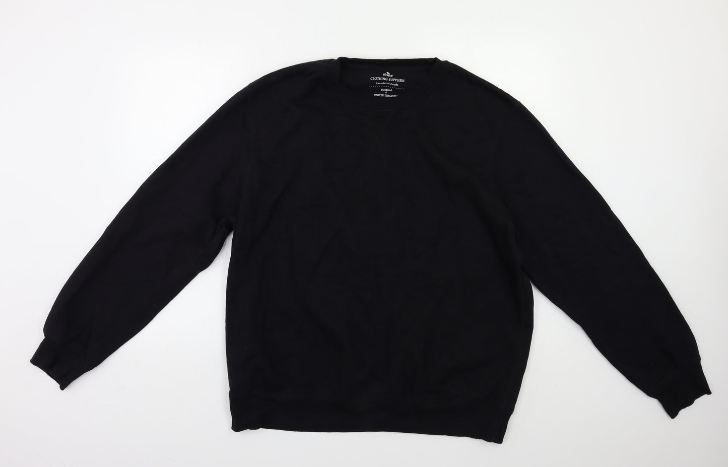 Easy Mens Black   Pullover Sweatshirt Size XL