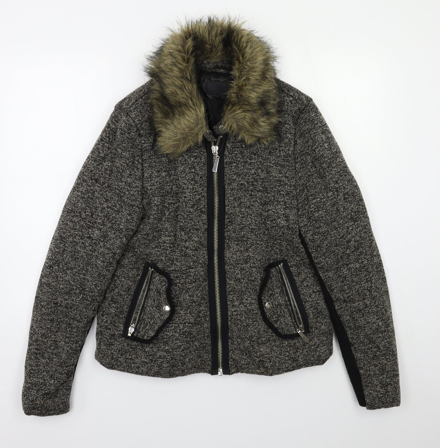 River Island Womens Grey   Jacket  Size 16