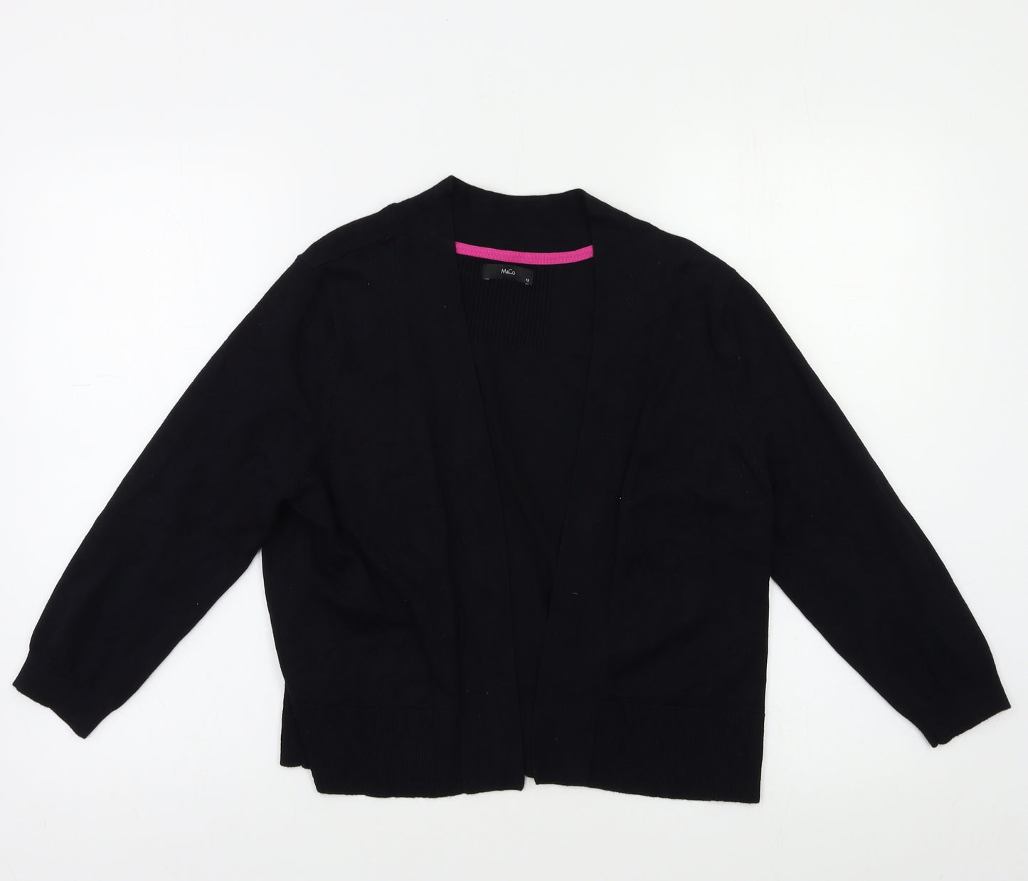 M&Co Womens Black   Cardigan Jumper Size 12