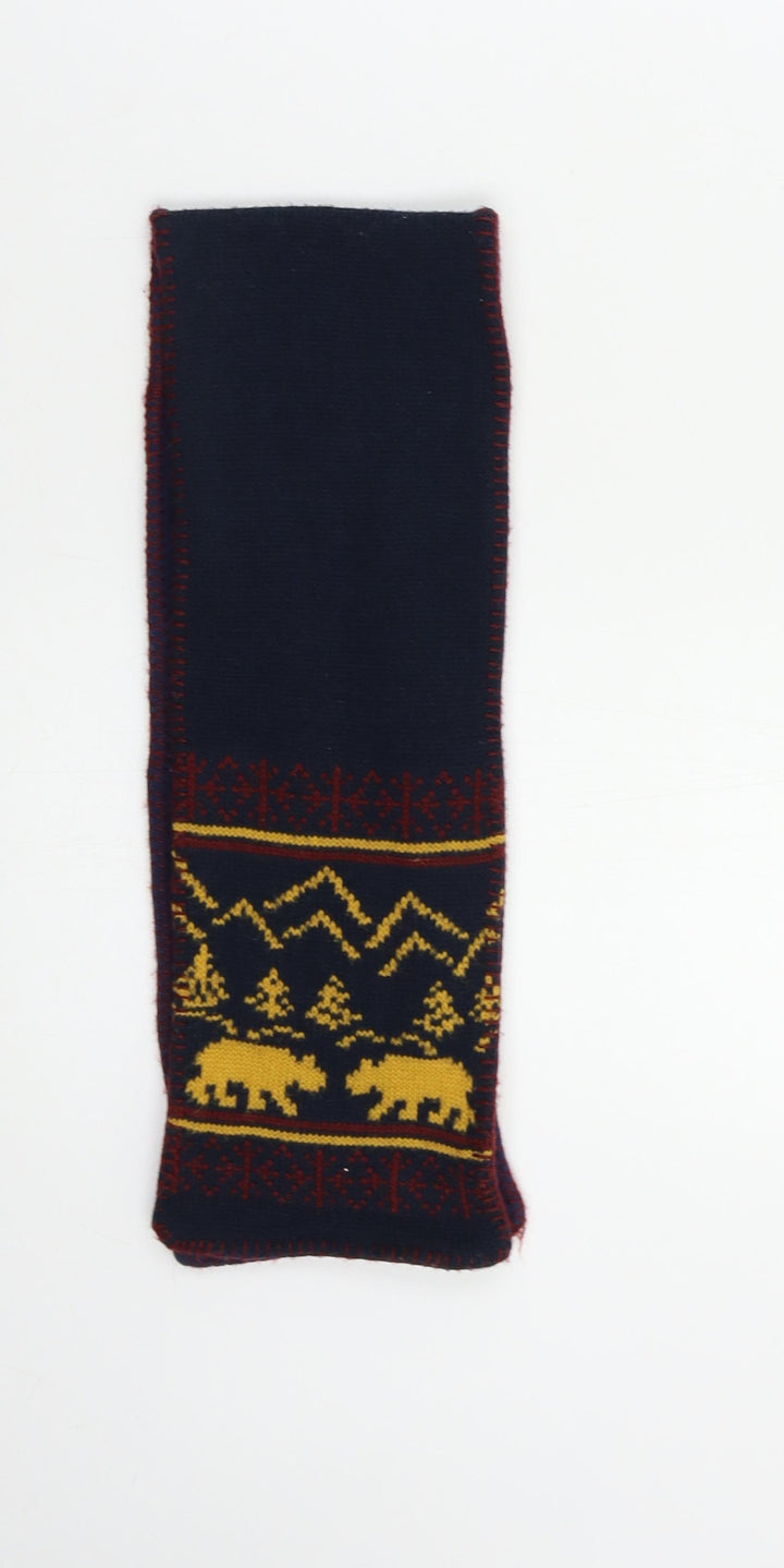 TU Boys Multicoloured Fair Isle Scarf Size Regular
