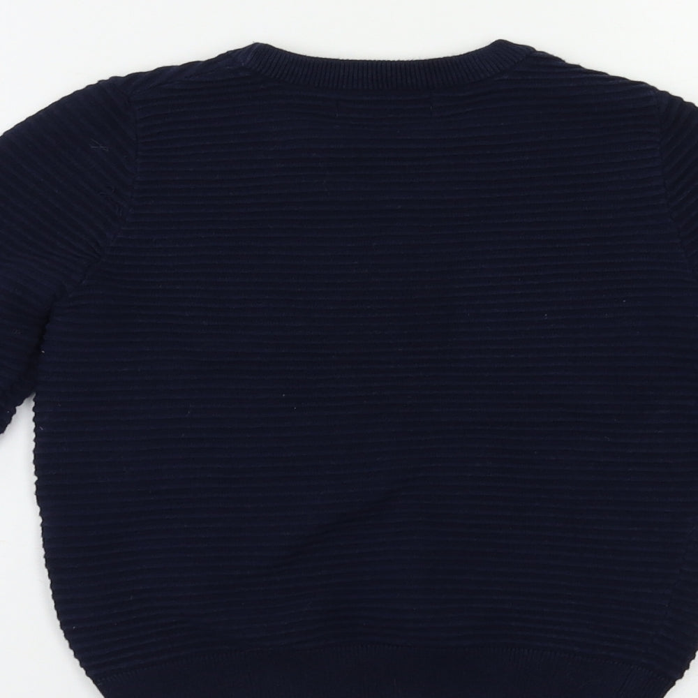 Preworn Boys Blue   Pullover Jumper Size 7-8 Years