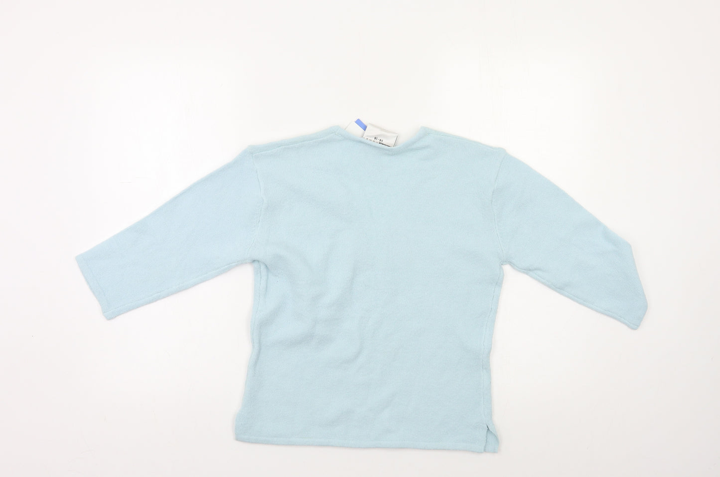 Sara Woman Womens Blue   Pullover Jumper Size 16