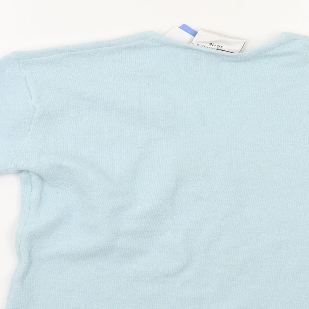 Sara Woman Womens Blue   Pullover Jumper Size 16