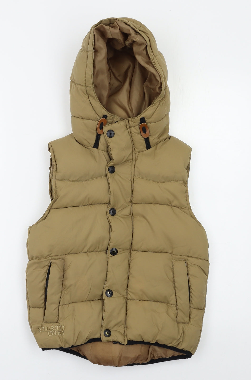 NEXT Boys Beige   Gilet Waistcoat Size 8 Years