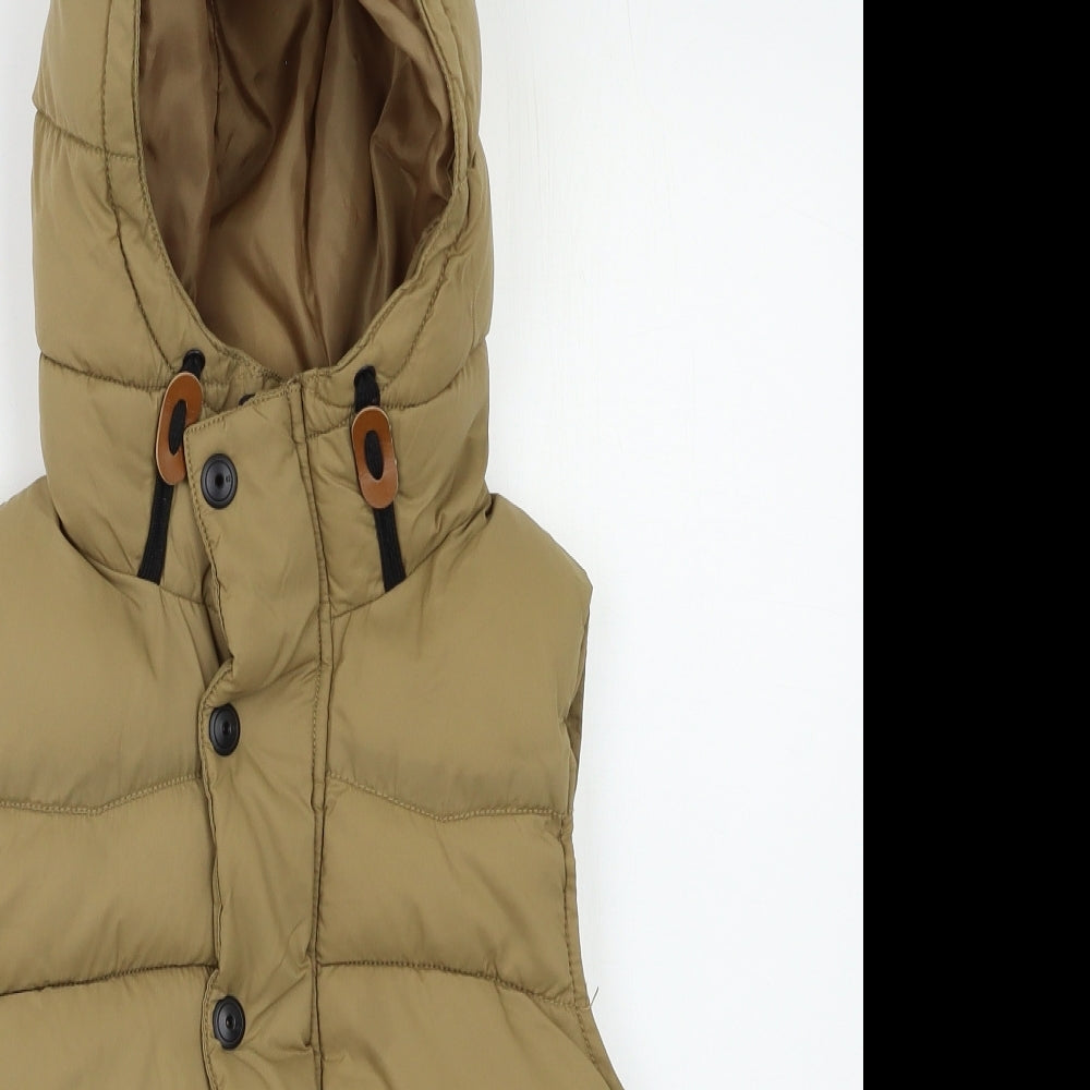 NEXT Boys Beige   Gilet Waistcoat Size 8 Years
