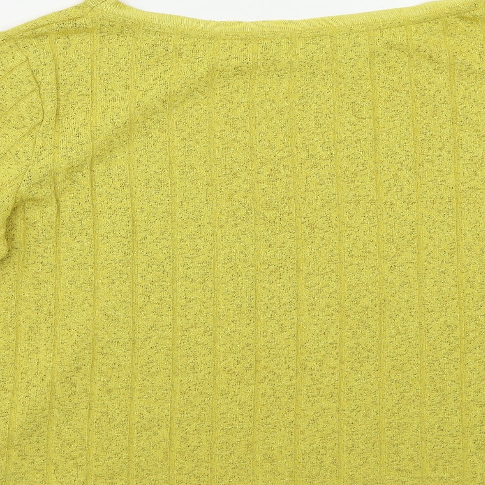 M&S Womens Yellow   Pullover Jumper Size 12