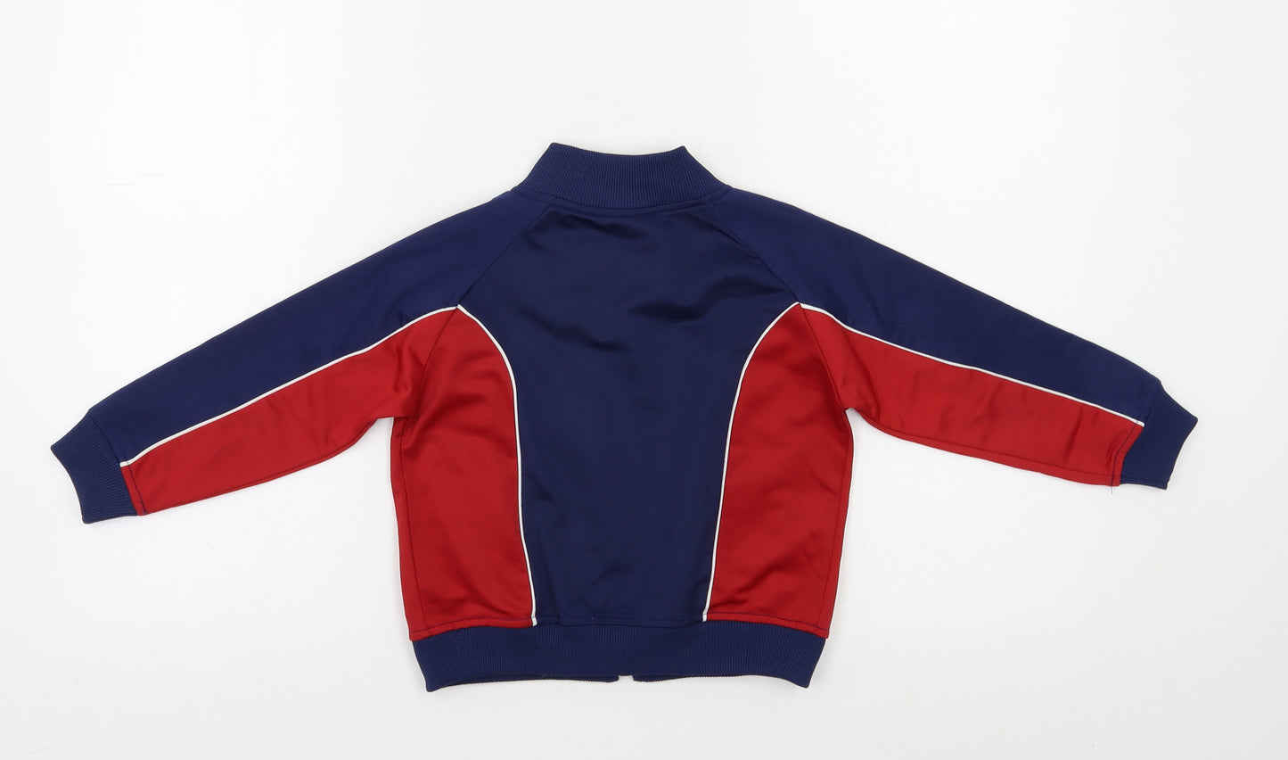 ENRG Boys Blue Colourblock  Full Zip Sweatshirt Size 2-3 Years