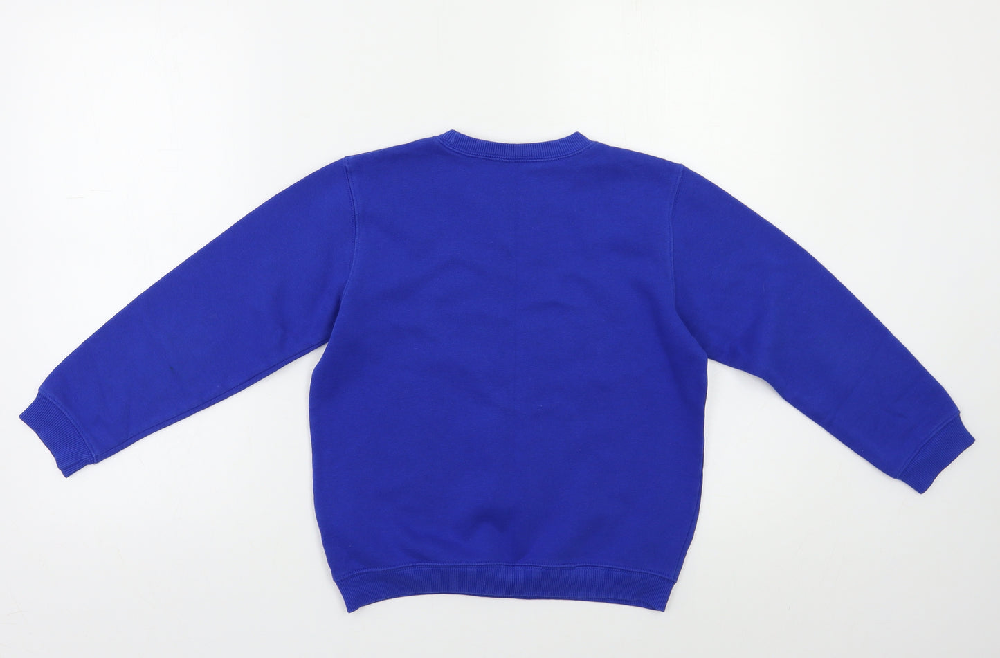 Preworn Girls Blue   Pullover Sweatshirt Size 8 Years