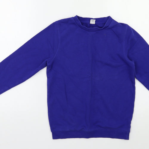 TU Boys Blue   Pullover Sweatshirt Size 9 Years