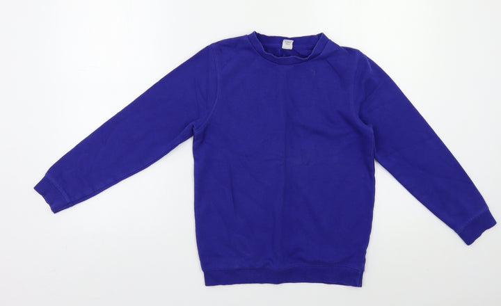 TU Boys Blue   Pullover Sweatshirt Size 9 Years