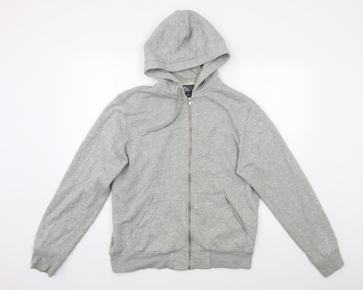 H&M Womens Grey   Full Zip Hoodie Size L