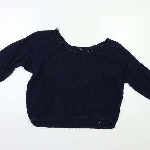 Topshop Womens Blue   Pullover Jumper Size 10