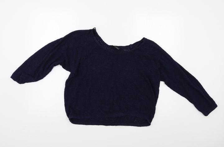 Topshop Womens Blue   Pullover Jumper Size 10