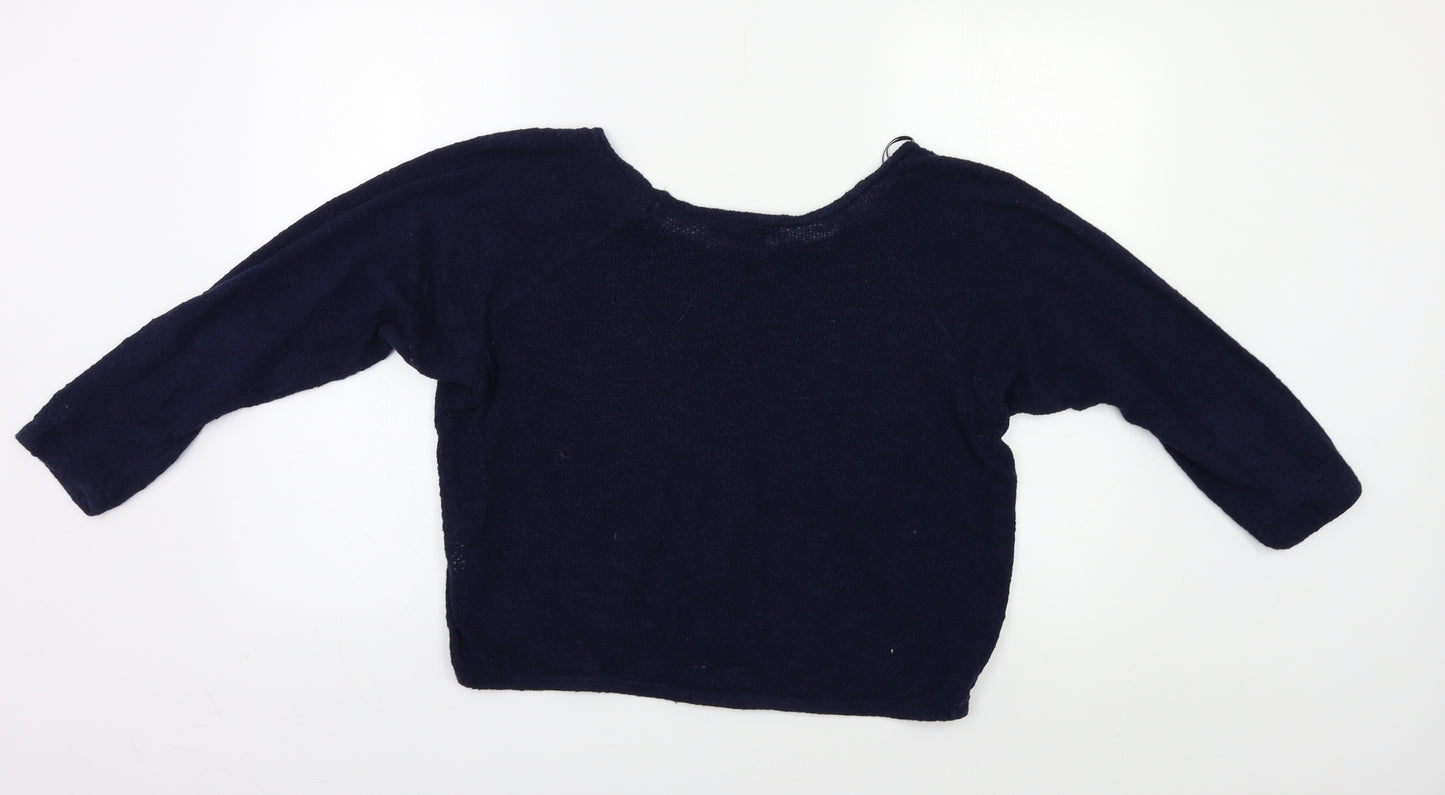 Topshop Womens Blue   Pullover Jumper Size 10