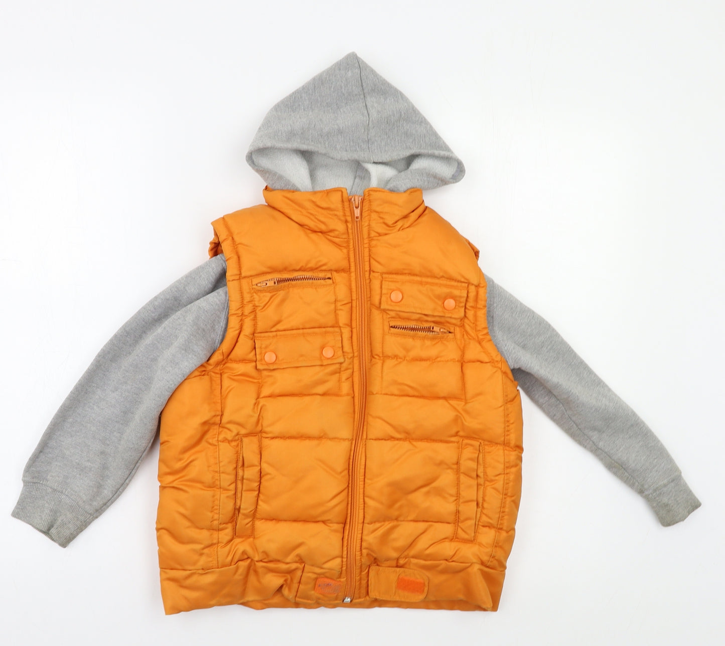 Adams Kids Boys Orange   Jacket Waistcoat Size 7 Years