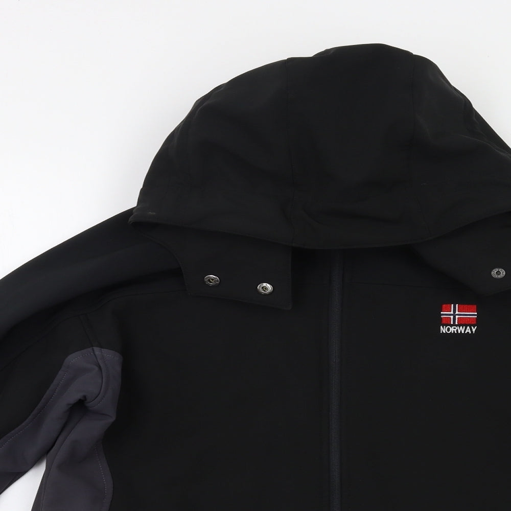 Scandinavian Mens Black   Jacket  Size XL