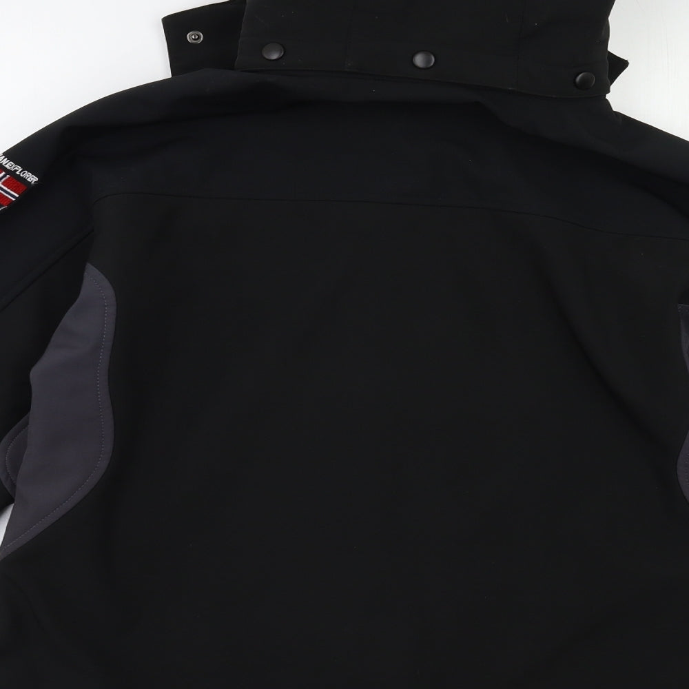 Scandinavian Mens Black   Jacket  Size XL