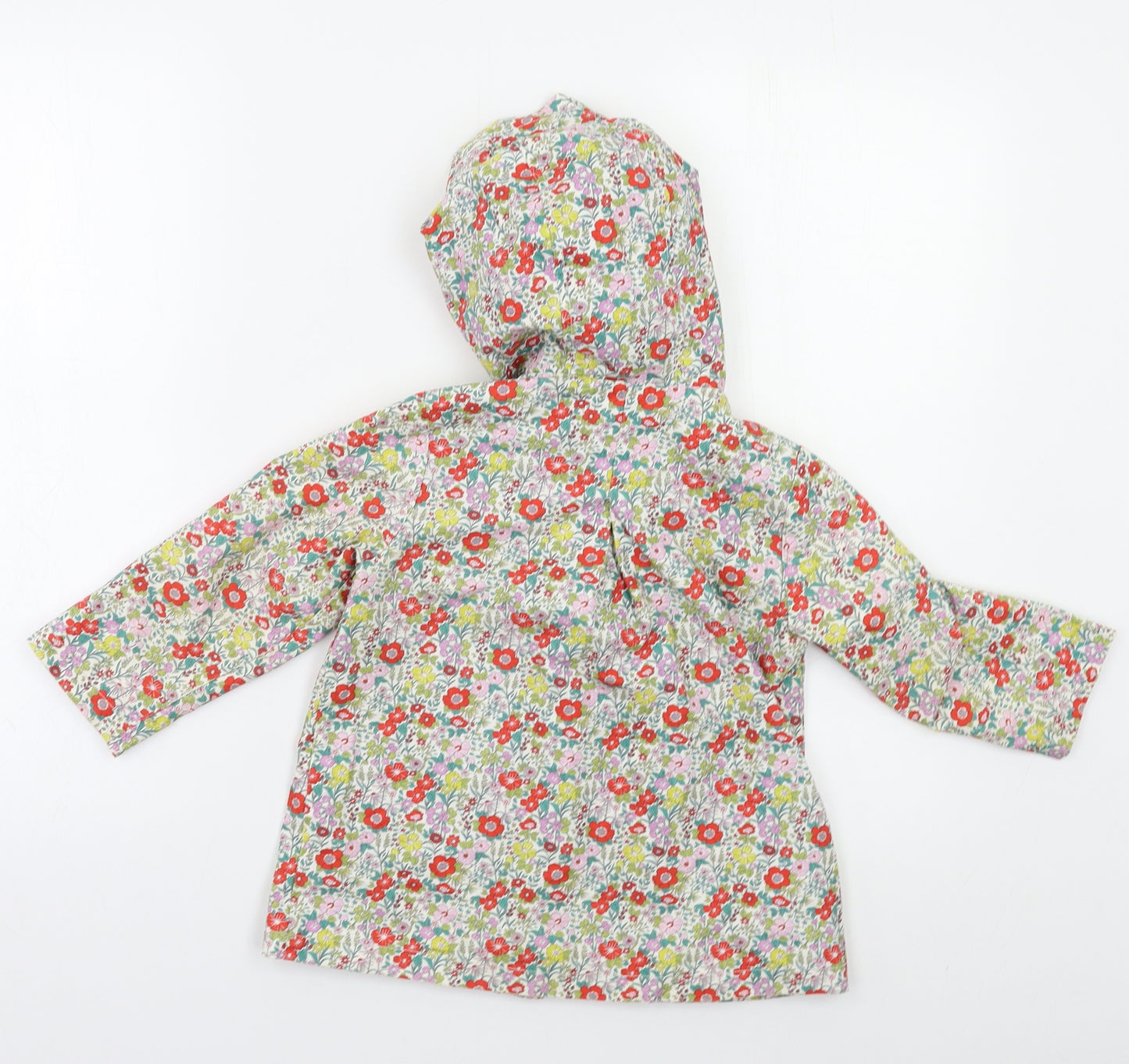 NEXT Girls Multicoloured Floral  Overcoat Blazer Size 2-3 Years