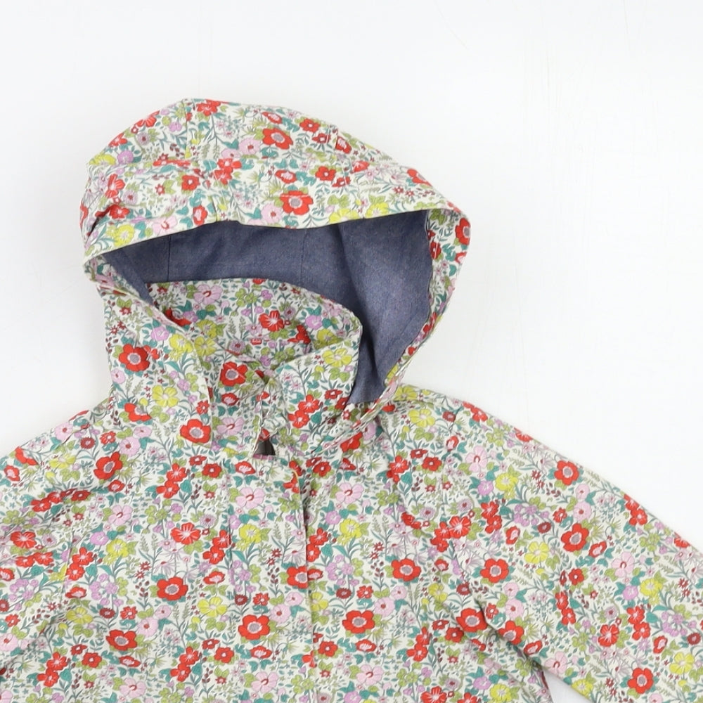 NEXT Girls Multicoloured Floral  Overcoat Blazer Size 2-3 Years