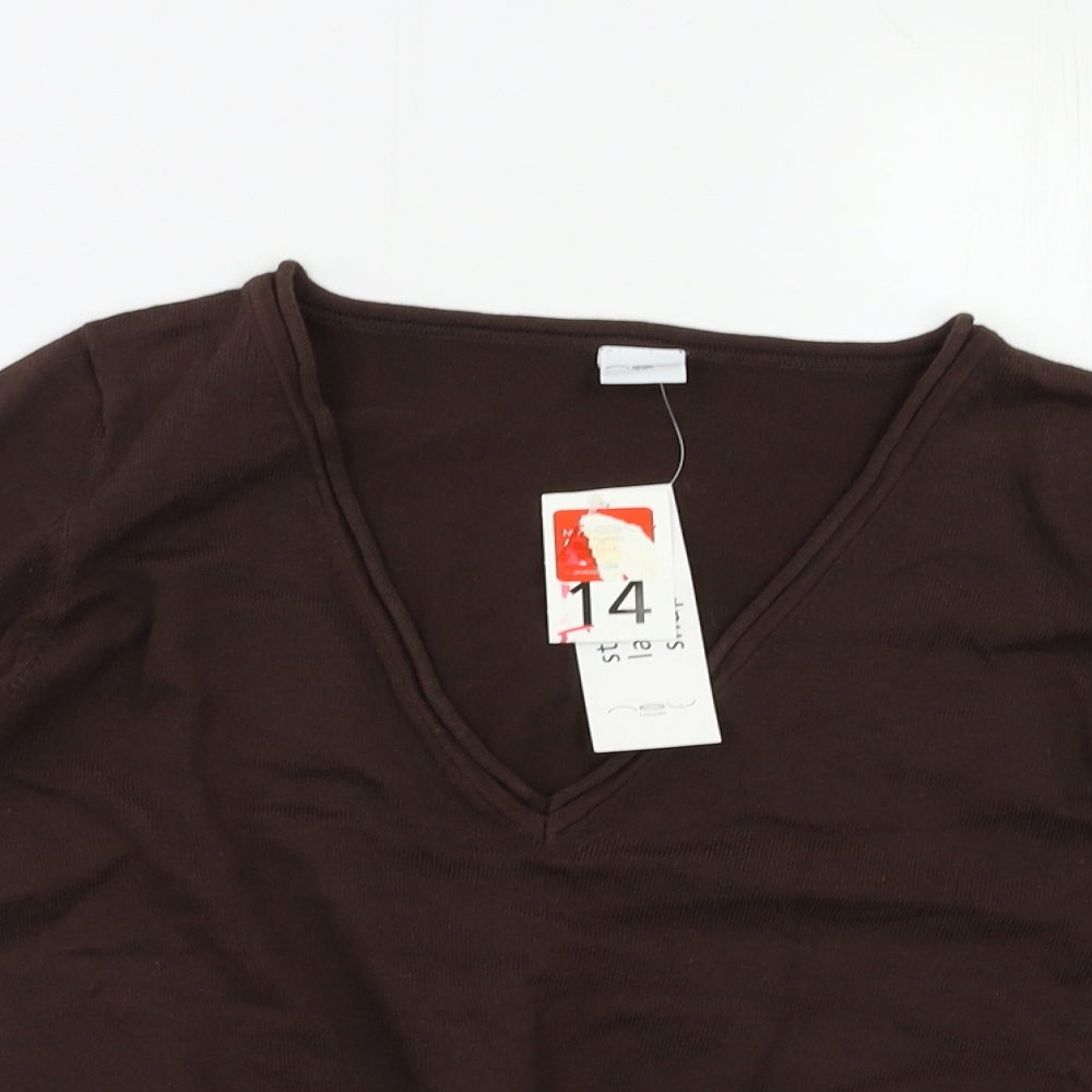 New Look Womens Brown   Pullover Jumper Size 14