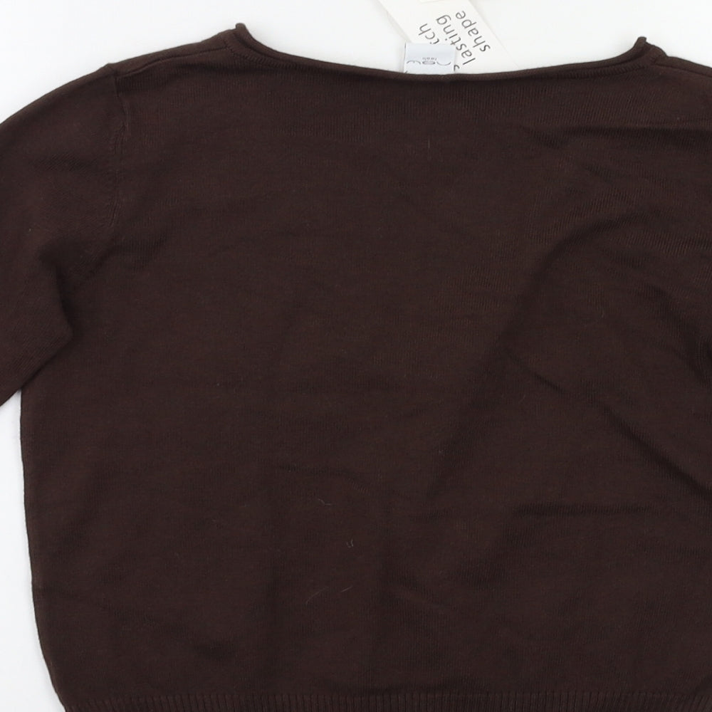 New Look Womens Brown   Pullover Jumper Size 14