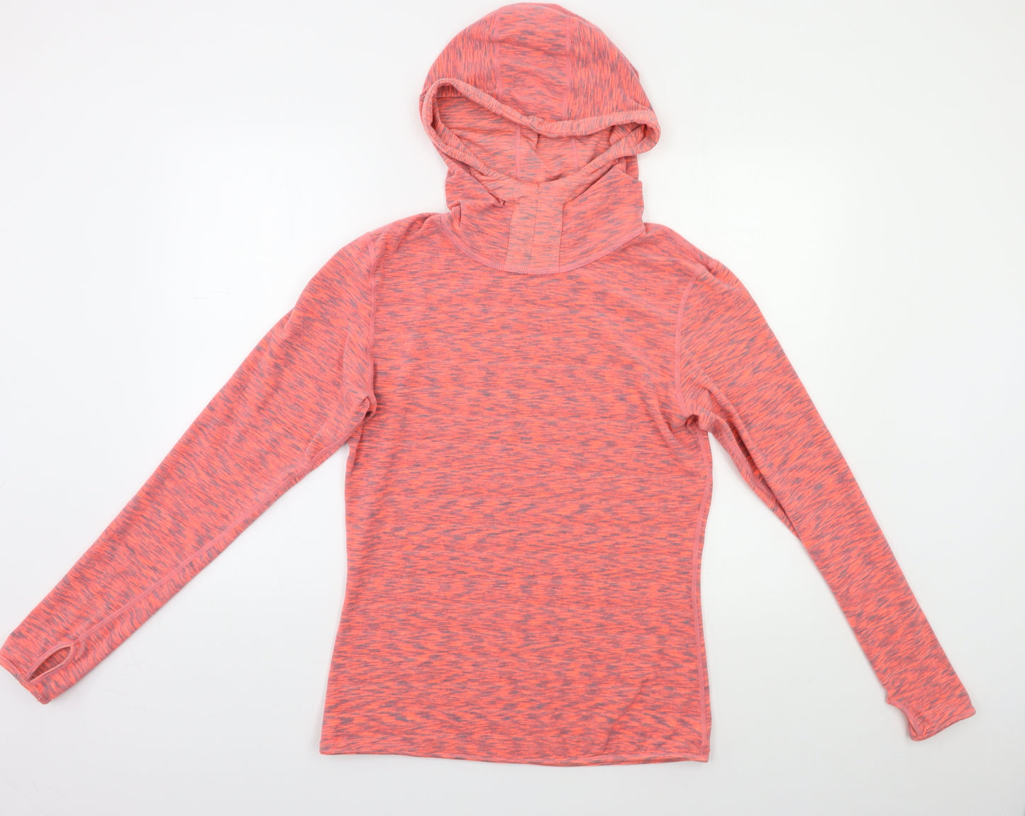 More Mile Womens Pink   Pullover Hoodie Size M