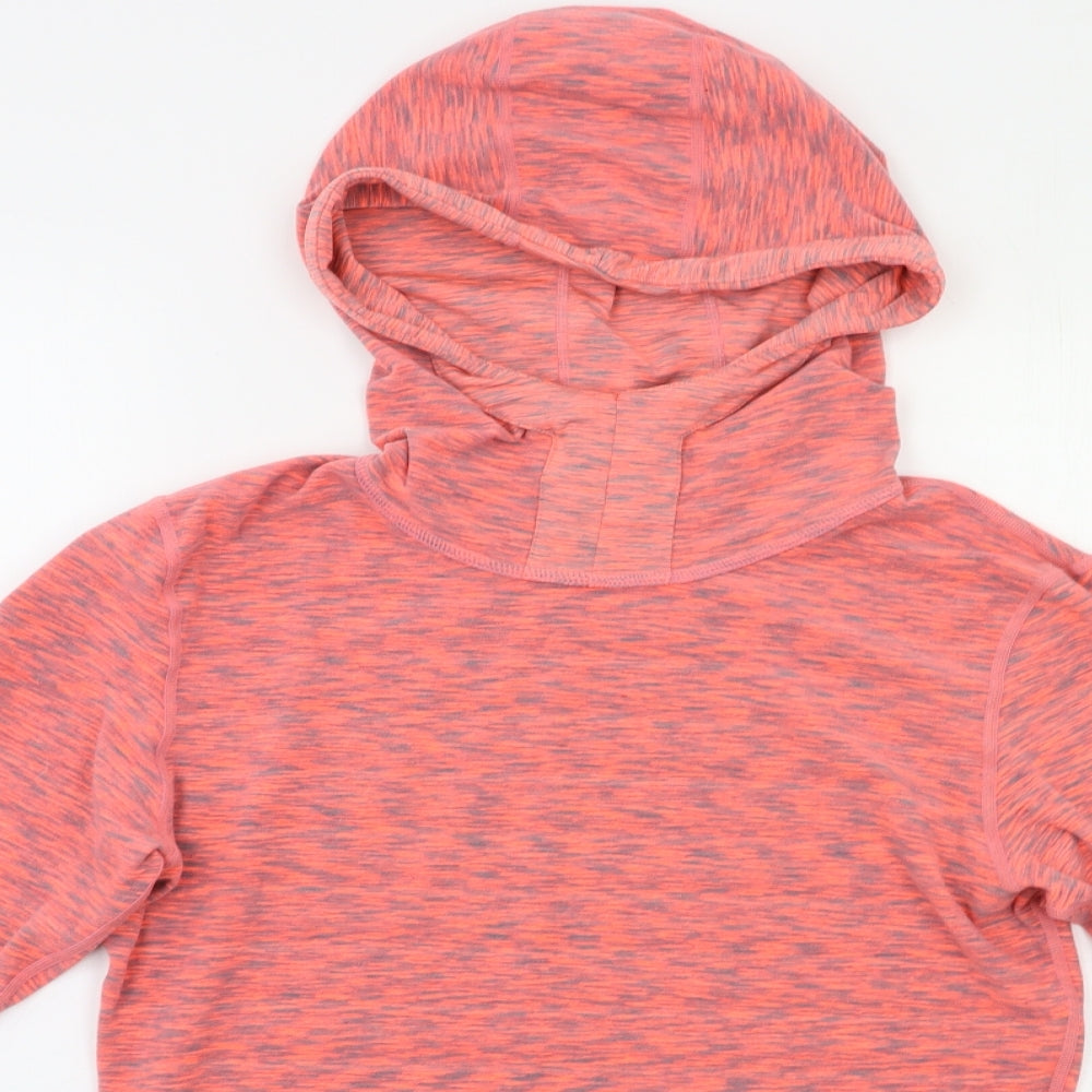 More Mile Womens Pink   Pullover Hoodie Size M
