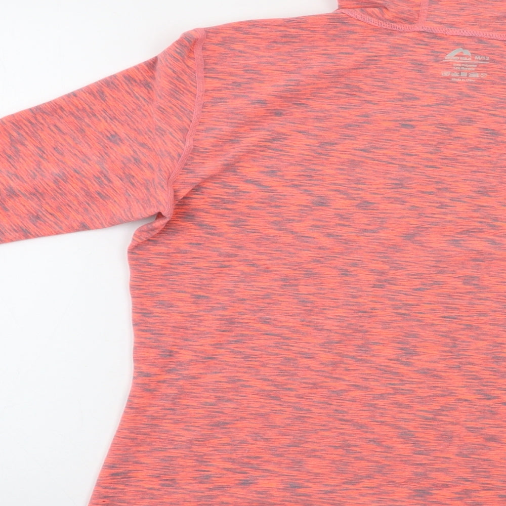 More Mile Womens Pink   Pullover Hoodie Size M