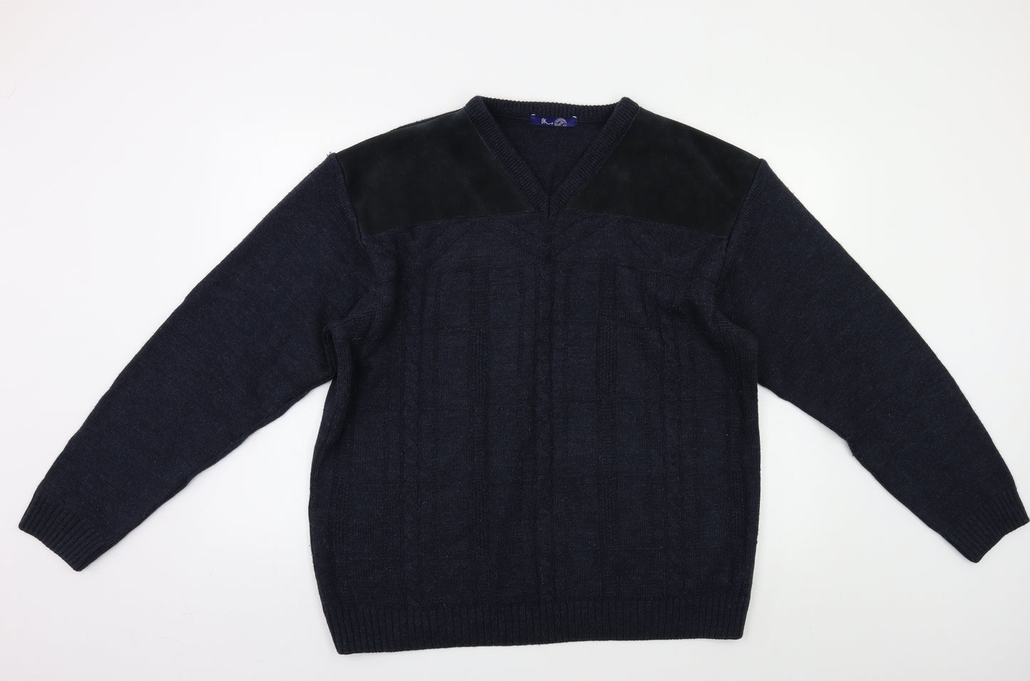 BHS Mens Blue   Pullover Jumper Size L