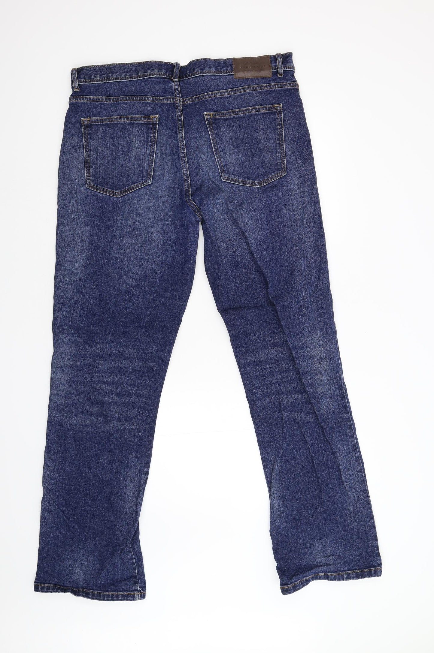 TU Womens Blue  Denim Straight Jeans Size 36 L34 in