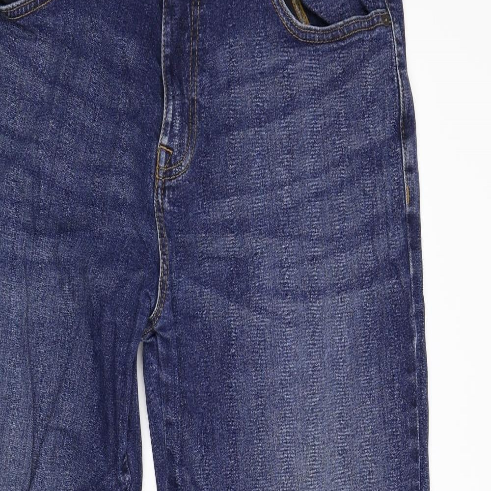 TU Womens Blue  Denim Straight Jeans Size 36 L34 in