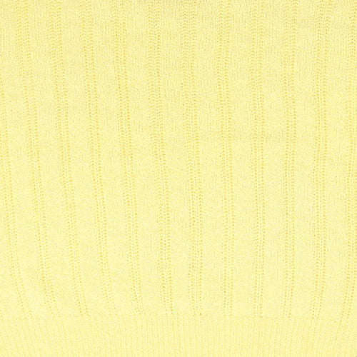 Compliments Womens Yellow  Knit Pullover Jumper Size M