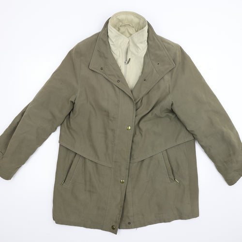 Goldix Mens Green   Overcoat Coat Size 42